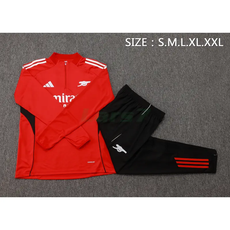 Sudadera De Entrenamiento Arsenal 2025/2026 Kit Rojo