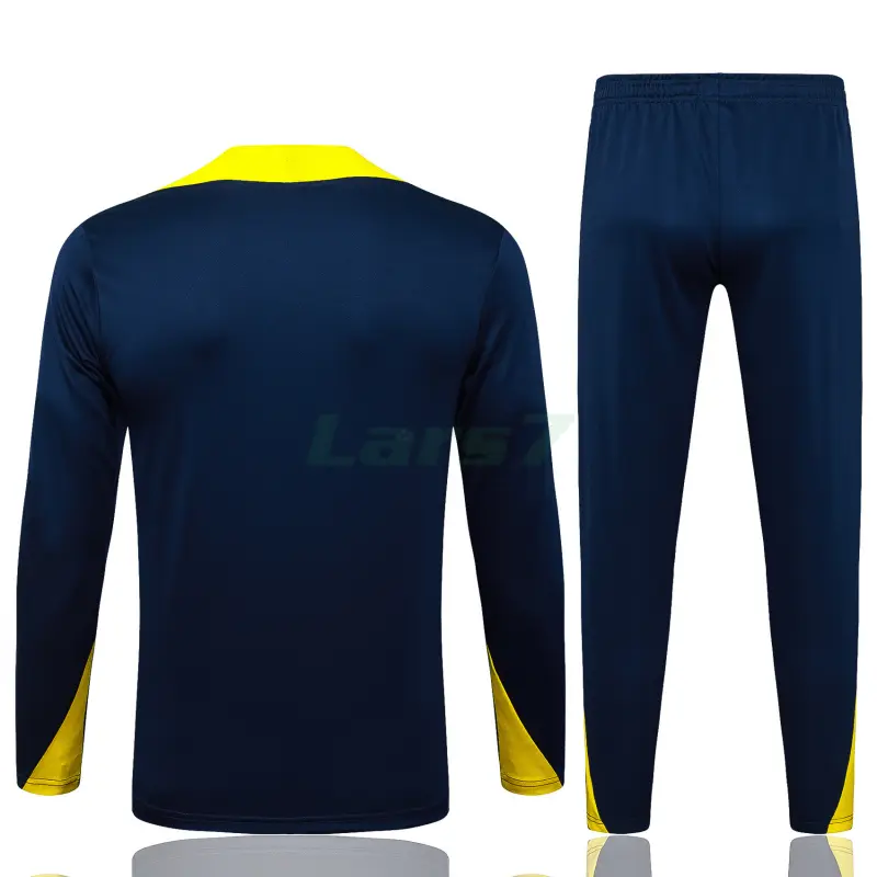 Sudadera De Entrenamiento Atlético de Madrid 2025/2026 Kit Azul Oscuro/Amarillo