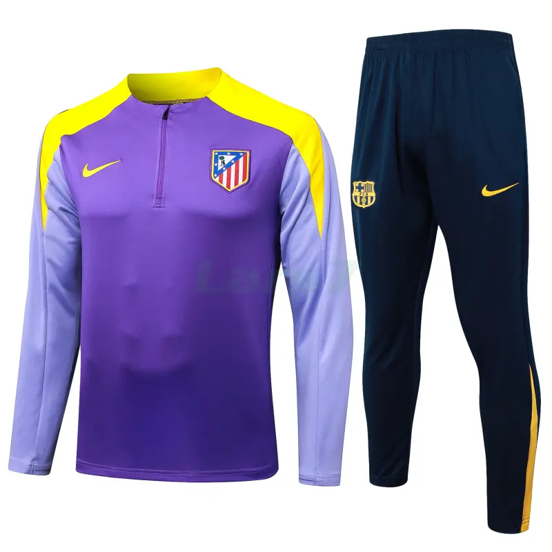 Sudadera De Entrenamiento Atlético de Madrid 2025/2026 Kit Morado/Amarillo