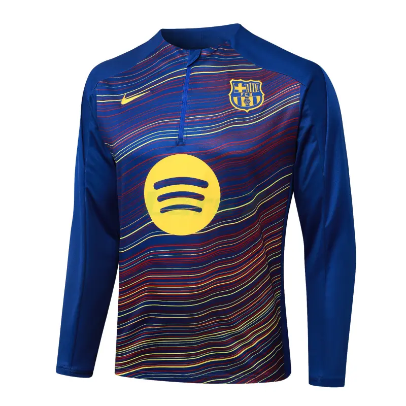 Sudadera De Entrenamiento Barcelona 2025/2026 Azul con Estampado
