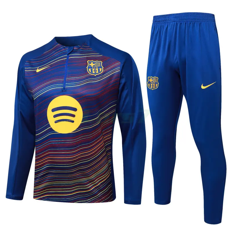 Sudadera De Entrenamiento Barcelona 2025/2026 Kit Azul con Estampado