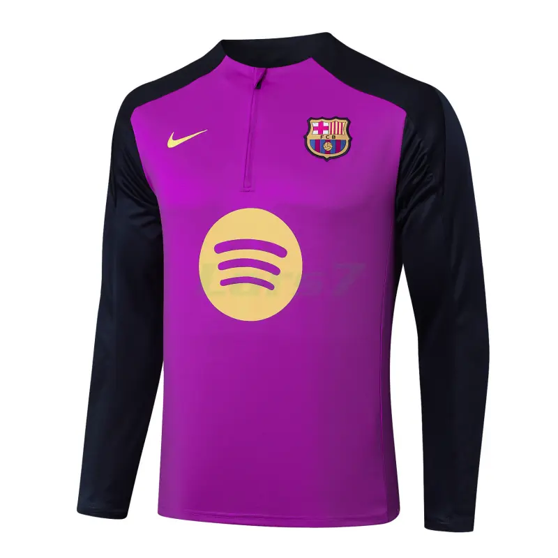 Sudadera De Entrenamiento Barcelona 2025/2026 Morado/Azul Marino