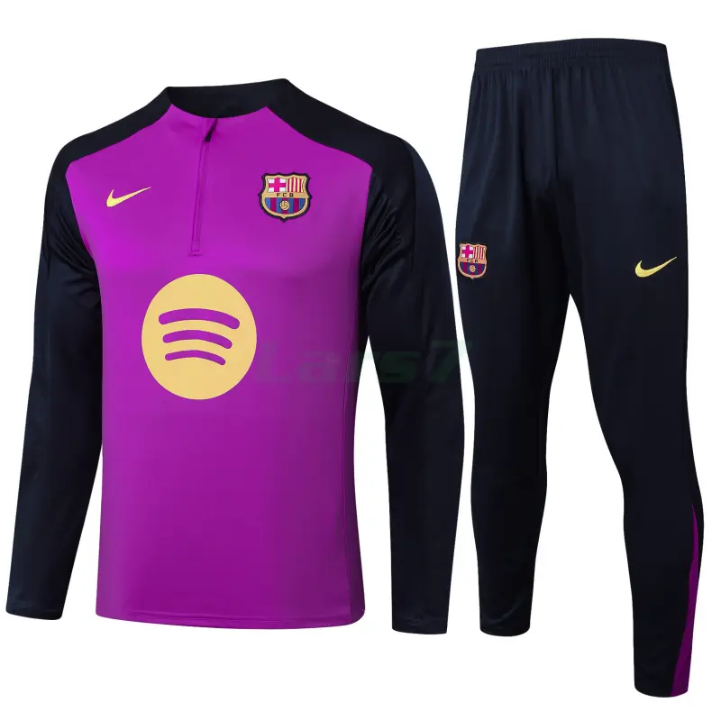 Sudadera De Entrenamiento Barcelona 2025/2026 Kit Morado/Azul Marino