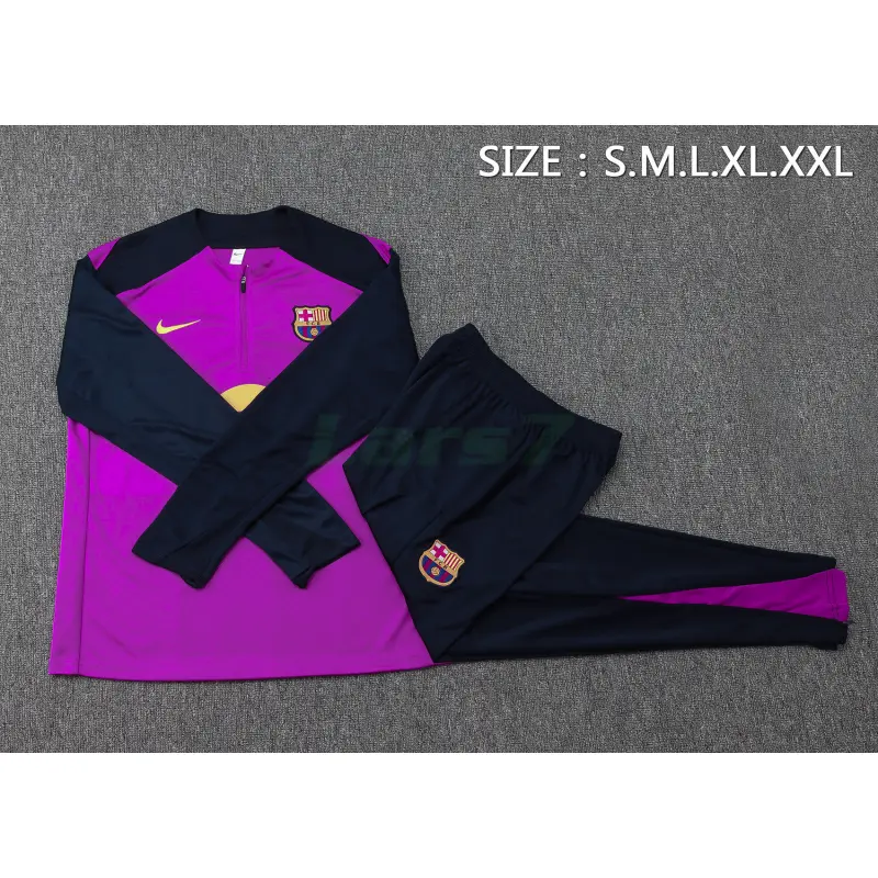 Sudadera De Entrenamiento Barcelona 2025/2026 Morado/Azul Marino