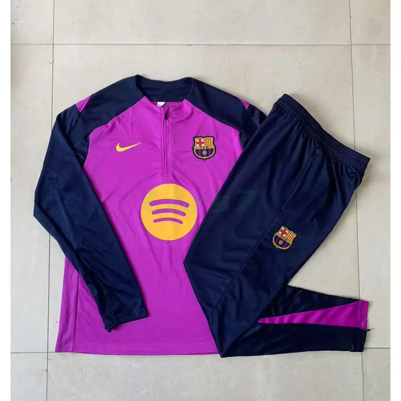 Sudadera De Entrenamiento Barcelona 2025/2026 Morado/Azul Marino
