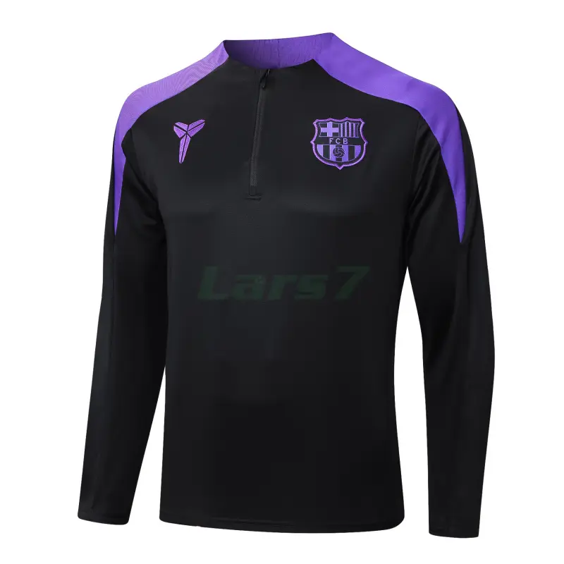 Sudadera De Entrenamiento Barcelona 2025/2026 Negro/Morado