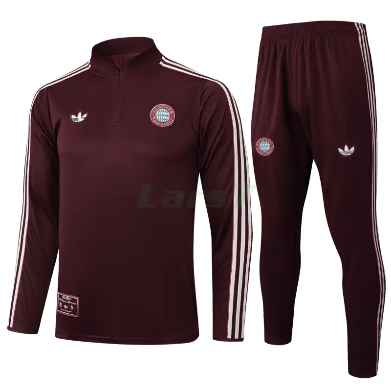Sudadera De Entrenamiento Bayern Múnich 2025/2026 Kit Retro Borgoña