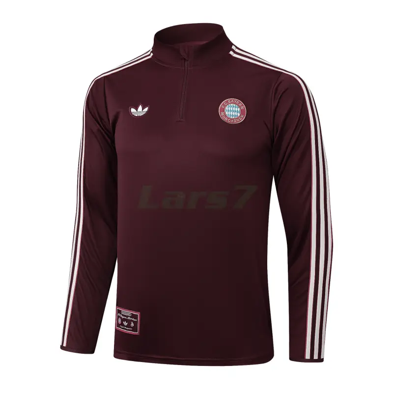 Sudadera De Entrenamiento Bayern Múnich 2025/2026 Retro Borgoña