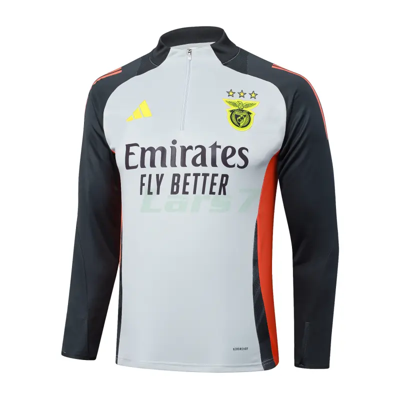 Sudadera De Entrenamiento Benfica 2025/2026 Gris/Negro
