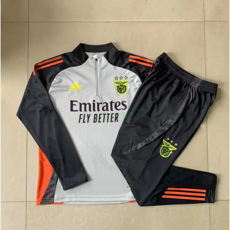 Sudadera De Entrenamiento Benfica 2025/2026 Gris/Negro