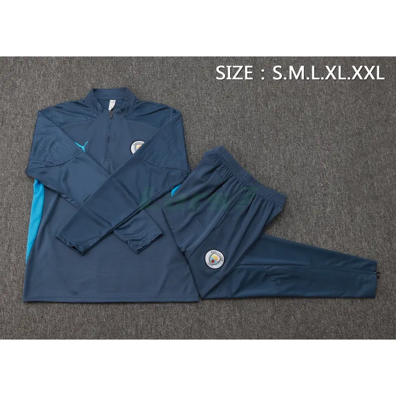Sudadera De Entrenamiento Manchester City 2025/2026 Gris (EDICIÓN JUGADOR)