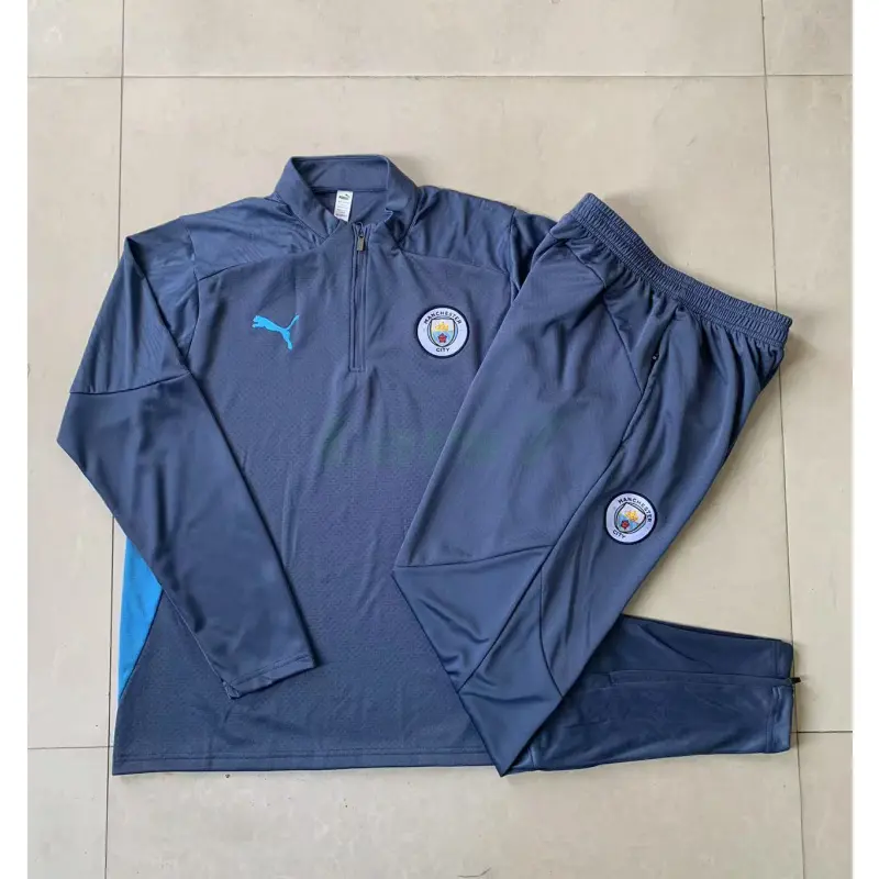 Sudadera De Entrenamiento Manchester City 2025/2026 Gris (EDICIÓN JUGADOR)