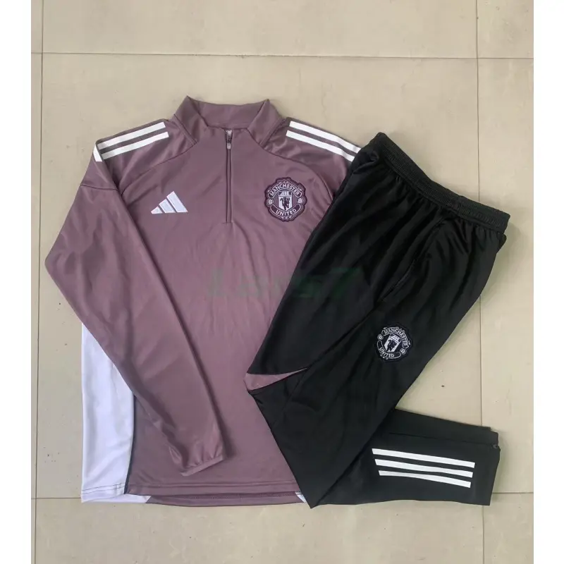 Sudadera De Entrenamiento Manchester United 2025/2026 Morado Grisáceo