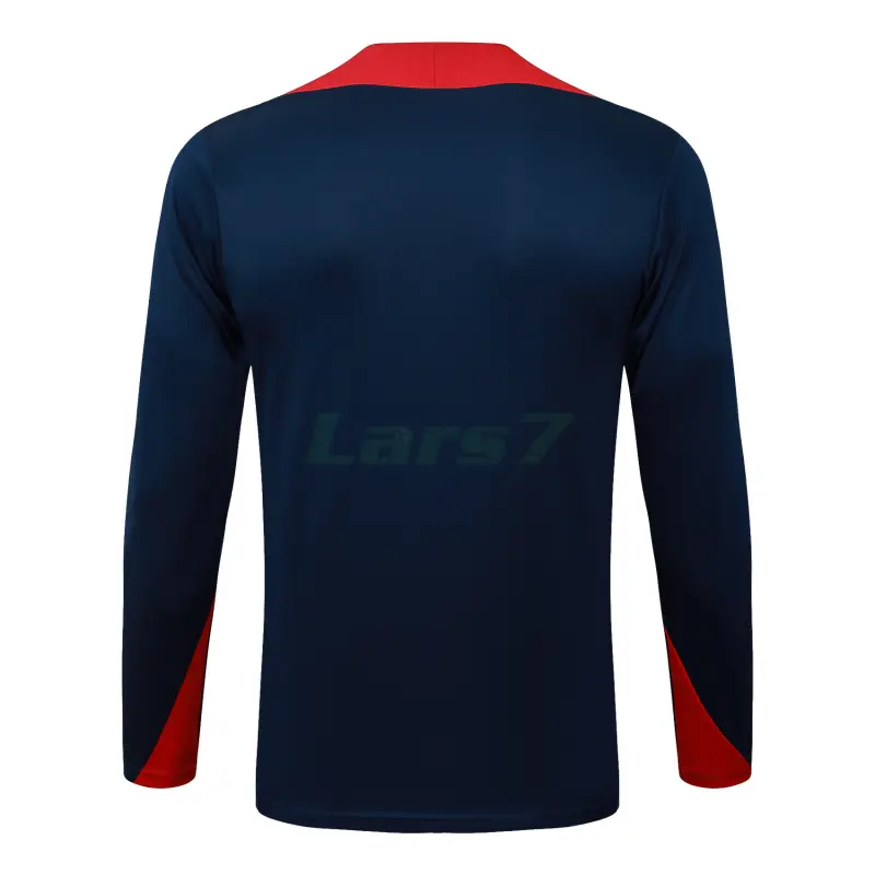 Sudadera De Entrenamiento PSG 2025/2026 Azul Marino/Rojo