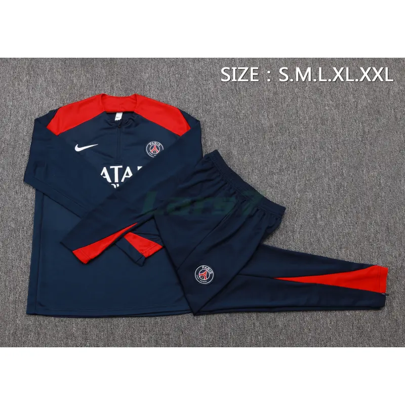 Sudadera De Entrenamiento PSG 2025/2026 Azul Marino/Rojo
