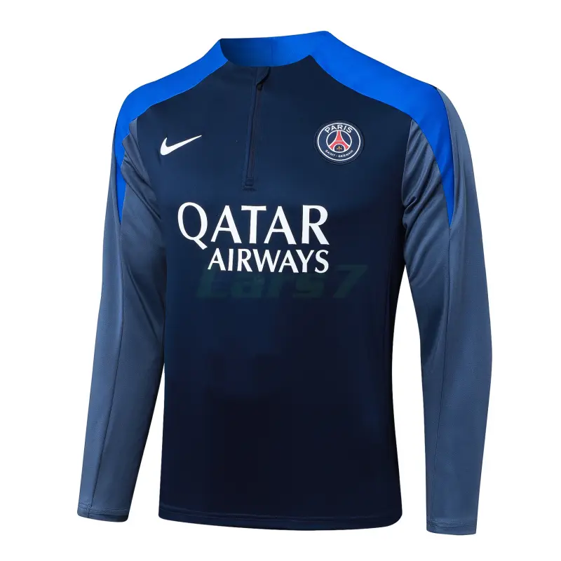Sudadera De Entrenamiento PSG 2025/2026 Azul Oscuro