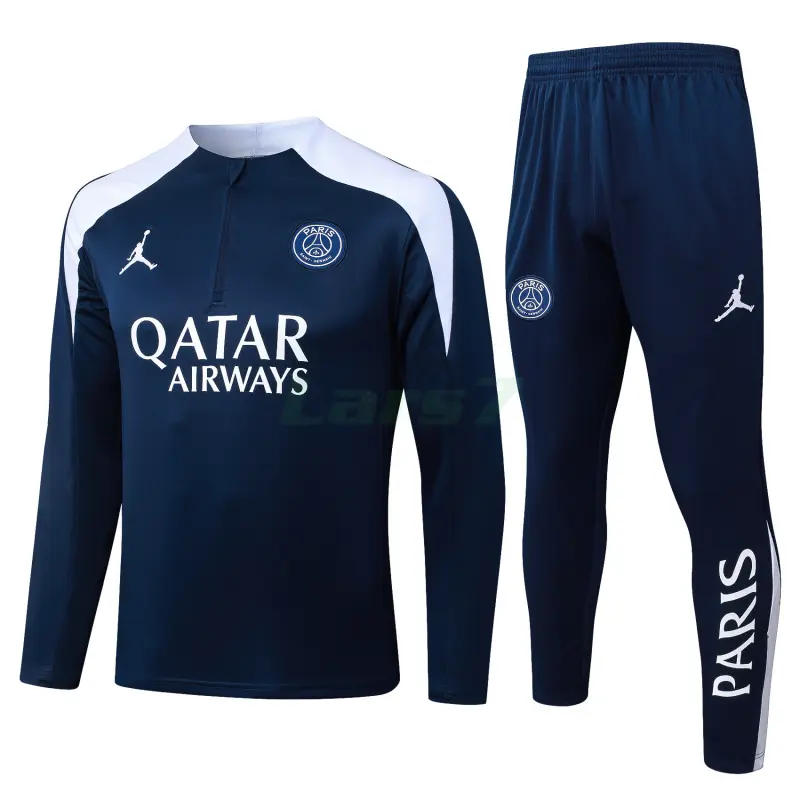 Sudadera De Entrenamiento PSG 2025/2026 Azul Oscuro/Blanco