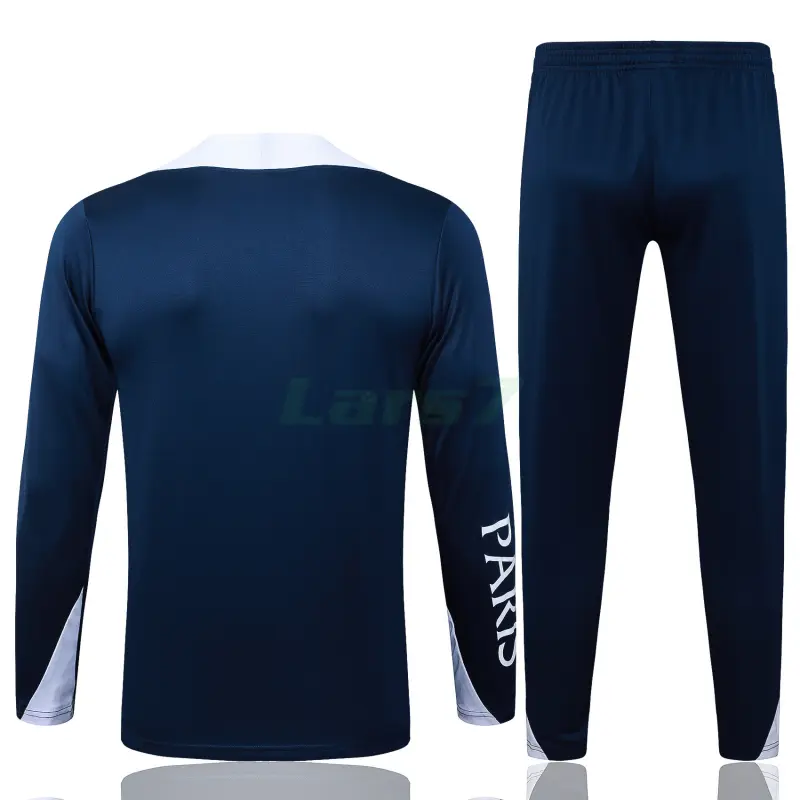 Sudadera De Entrenamiento PSG 2025/2026 Azul Oscuro/Blanco