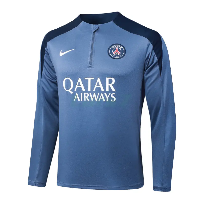 Sudadera De Entrenamiento PSG 2025/2026 Gris/Azul Oscuro