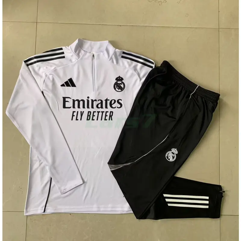 Sudadera De Entrenamiento Real Madrid 2025/2026 Blanco
