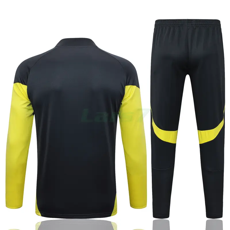 Sudadera De Entrenamiento Real Madrid 2025/2026 Kit Negro/Amarillo