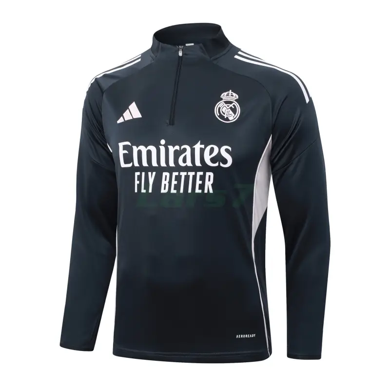 Sudadera De Entrenamiento Real Madrid 2025/2026 Gris Oscuro/Rosa Claro