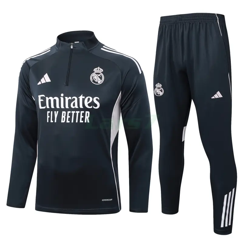 Sudadera De Entrenamiento Real Madrid 2025/2026 Gris Oscuro/Rosa Claro
