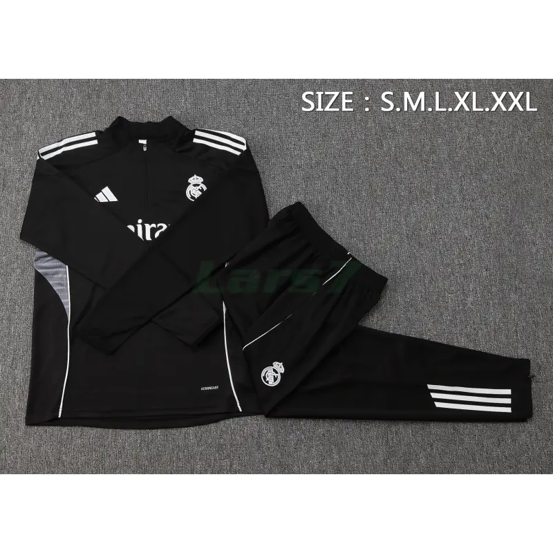 Sudadera De Entrenamiento Real Madrid 2025/2026 Negro