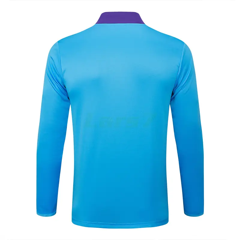 Sudadera De Entrenamiento Real Madrid 2025/2026 Retro Azul Claro/Morado