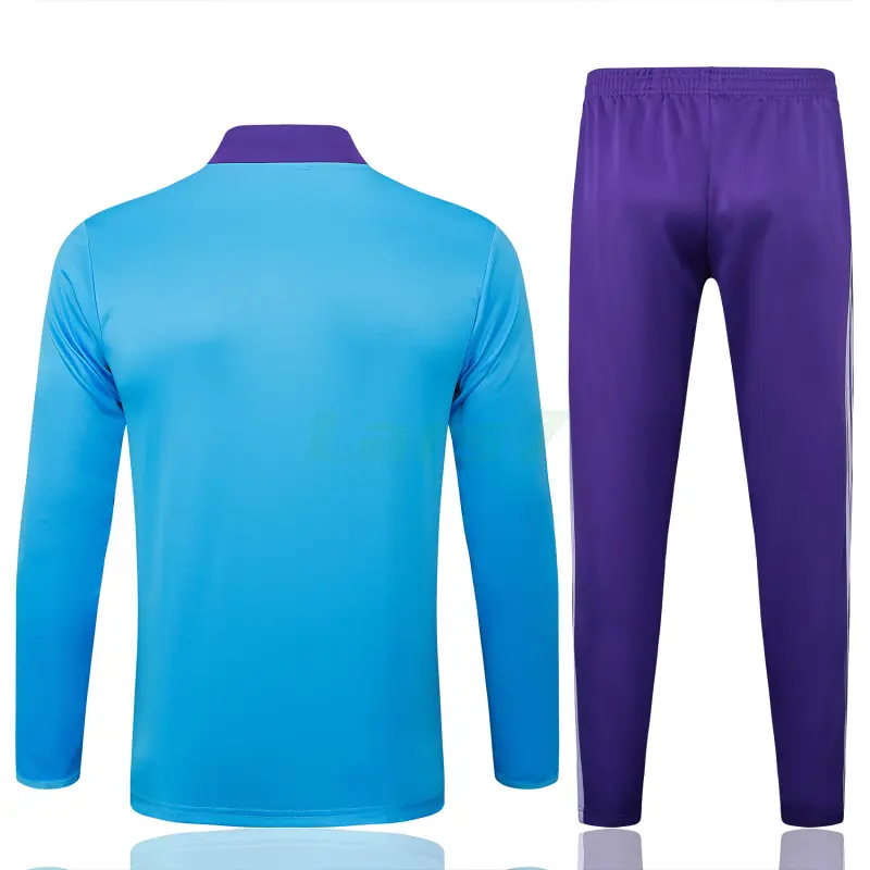 Sudadera De Entrenamiento Real Madrid 2025/2026 Retro Azul Claro/Morado