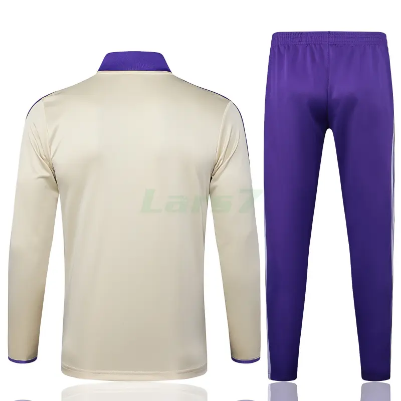 Sudadera De Entrenamiento Real Madrid 2025/2026 Retro Beige/Morado