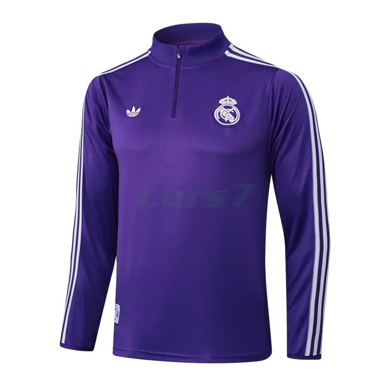 Sudadera De Entrenamiento Real Madrid 2025/2026 Retro Morado