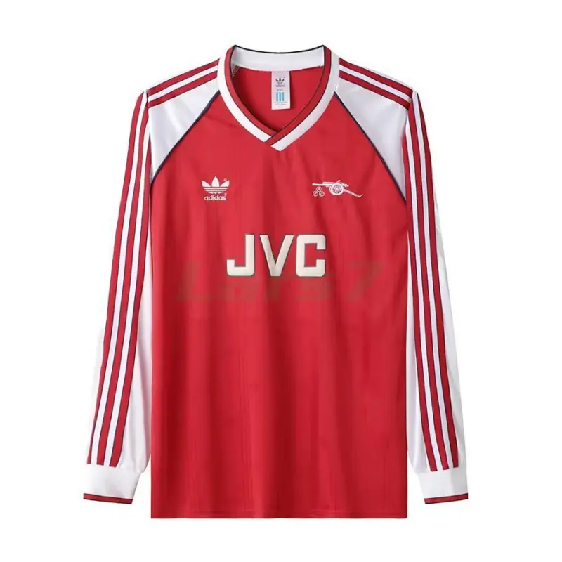 Camiseta Arsenal 1ª Equipación Retro 1989/91 ML Rojo