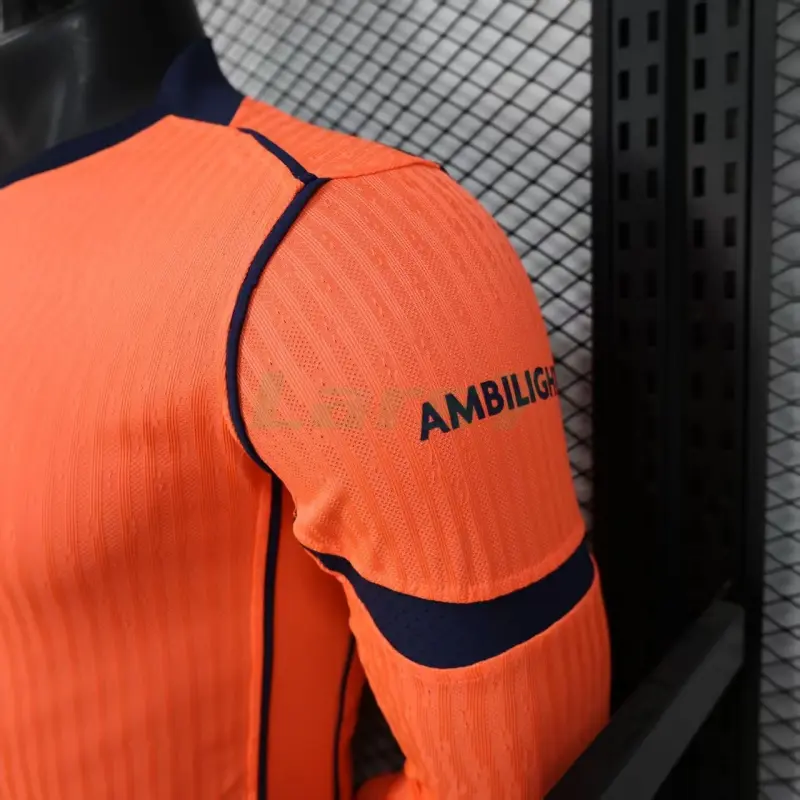 Camiseta Barcelona 3ª Equipación 2025/2026 ML Naranja (EDICIÓN JUGADOR) Camiseta Barcelona 3ª Equipación 2025/2026 ML Naranja (EDICIÓN JUGADOR)