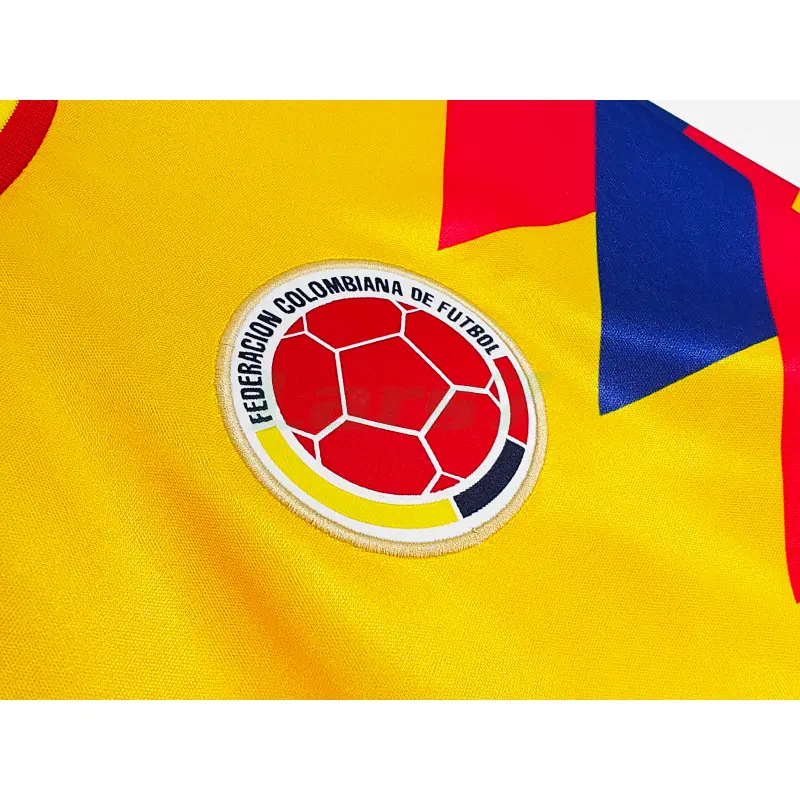 Camiseta Colombia 1ª Equipación Retro 1990 Amarillo Camiseta Colombia 1ª Equipación Retro 1990 Amarillo