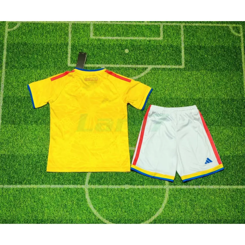 Camiseta Colombia 2026 Amarillo Niño Kit Camiseta Colombia 2026 Amarillo Niño Kit
