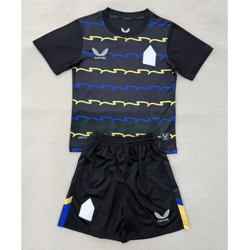 Camiseta Everton FC 3ª Equipación 2025/2026 Negro Niño Kit Camiseta Everton FC 3ª Equipación 2025/2026 Negro Niño Kit