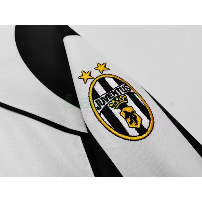Camiseta Juventus 1ª Equipación Retro 1997/98 ML Blanco/Negro Camiseta Juventus 1ª Equipación Retro 1997/98 ML Blanco/Negro
