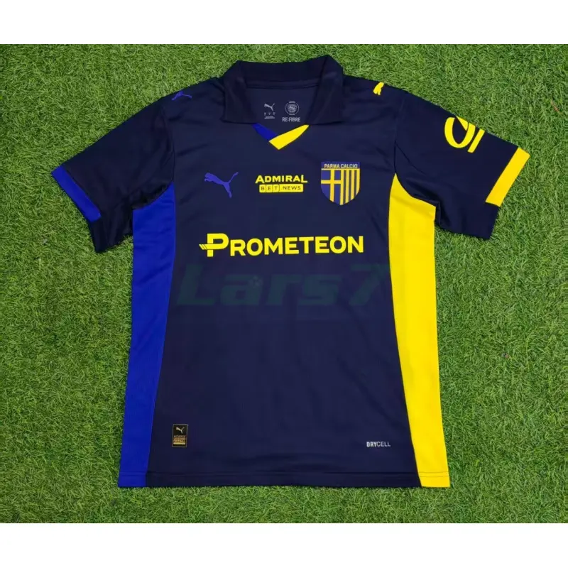 Camiseta Parma Calcio 4ª Equipación 2025/2026 Azul/Amarillo Camiseta Parma Calcio 4ª Equipación 2025/2026 Azul/Amarillo