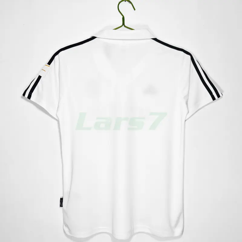 Camiseta Real Madrid 1ª Equipación Retro 2002/03 Blanco con Publicitario