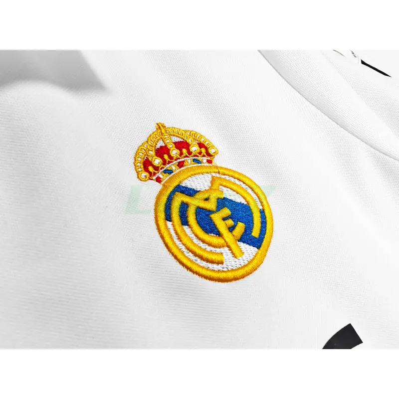 Camiseta Real Madrid 1ª Equipación Retro 2002/03 Blanco con Publicitario