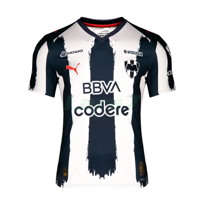Camiseta SERGIO RAMOS 93 Monterrey 1ª Equipación 2025/2026 Blanco/Azul Marino Camiseta SERGIO RAMOS 93 Monterrey 1ª Equipación 2025/2026 Blanco/Azul Marino
