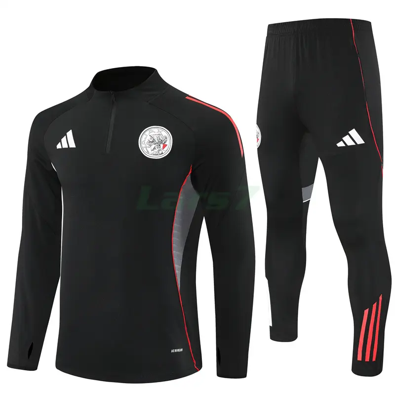 Sudadera De Entrenamiento Ajax 2025/2026 Kit Negro