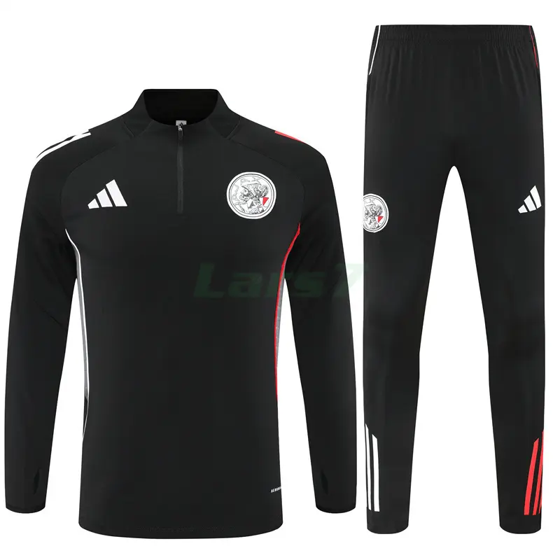 Sudadera De Entrenamiento Ajax 2025/2026 Kit Negro