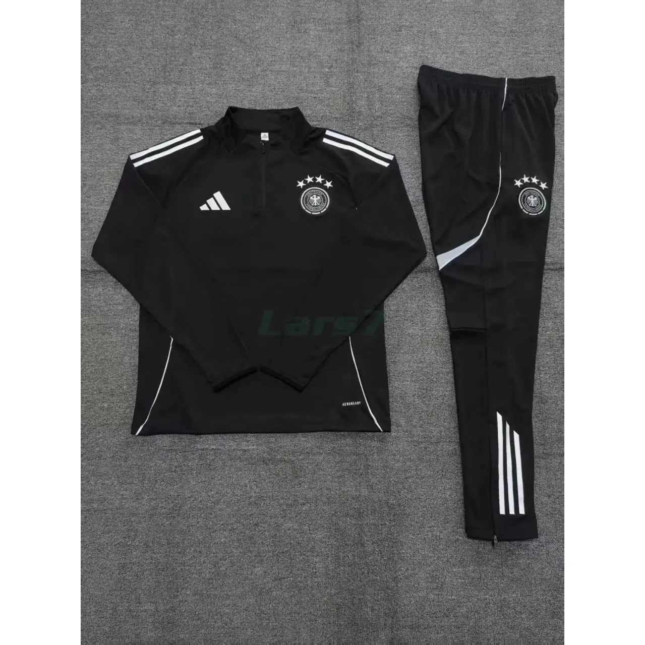 Sudadera De Entrenamiento Alemania 2025 Niño Kit Negro