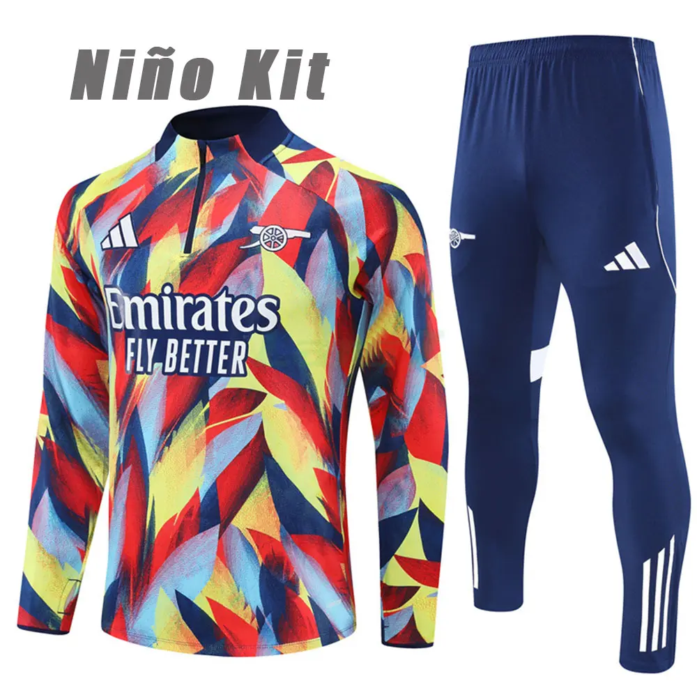 Sudadera De Entrenamiento Arsenal 2025/2026 Niño Kit Multicolor