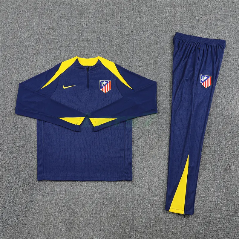 Sudadera De Entrenamiento Atlético de Madrid 2025/2026 Kit Azul Marino/Amarillo (EDICIÓN JUGADOR) Sudadera De Entrenamiento Atlético de Madrid 2025/2026 Kit Azul Marino/Amarillo (EDICIÓN JUGADOR)