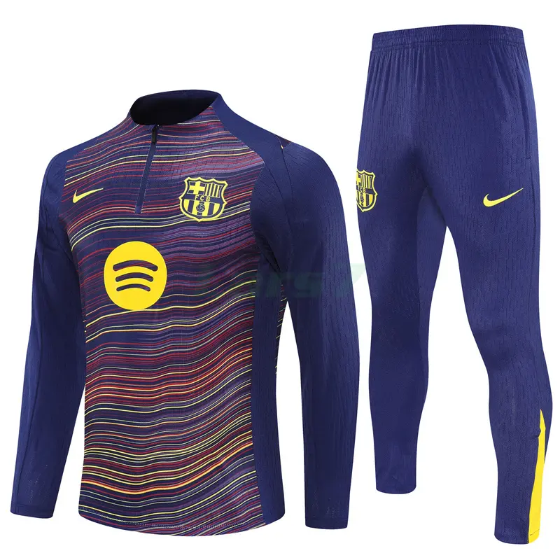 Sudadera De Entrenamiento Barcelona 2025/2026 Kit Azul/Amarillo con Estampado Camuflaje
