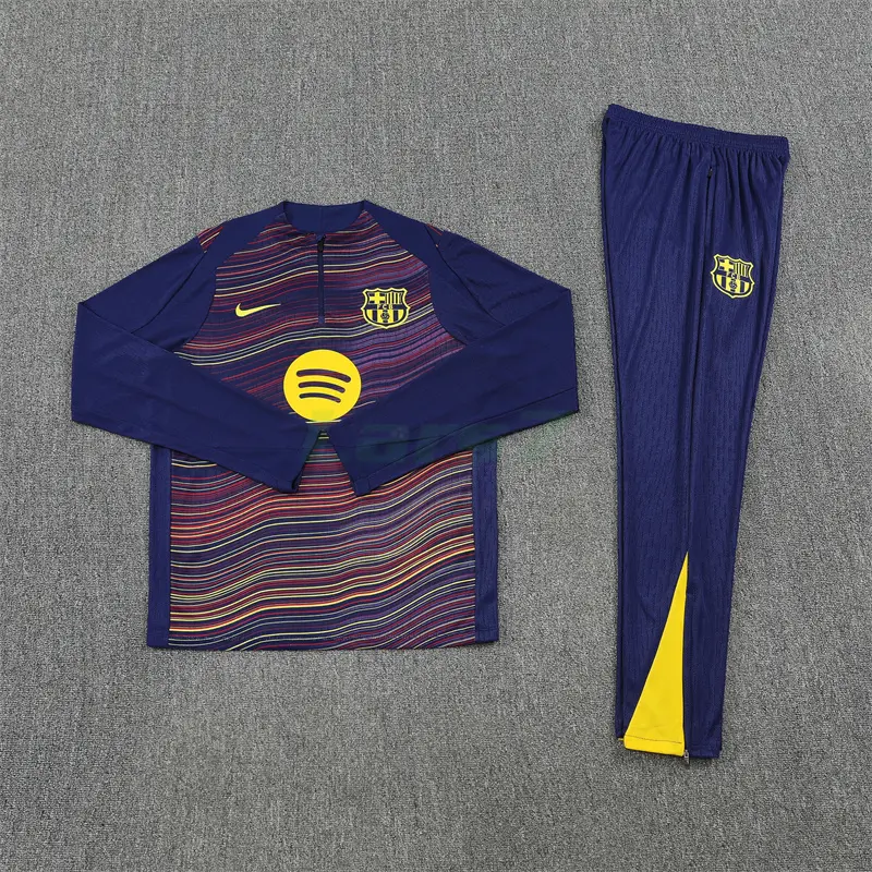 Sudadera De Entrenamiento Barcelona 2025/2026 Kit Azul/Amarillo con Estampado Camuflaje