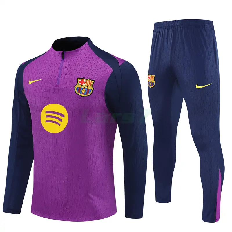 Sudadera De Entrenamiento Barcelona 2025/2026 Kit Morado/Azul (EDICIÓN JUGADOR)